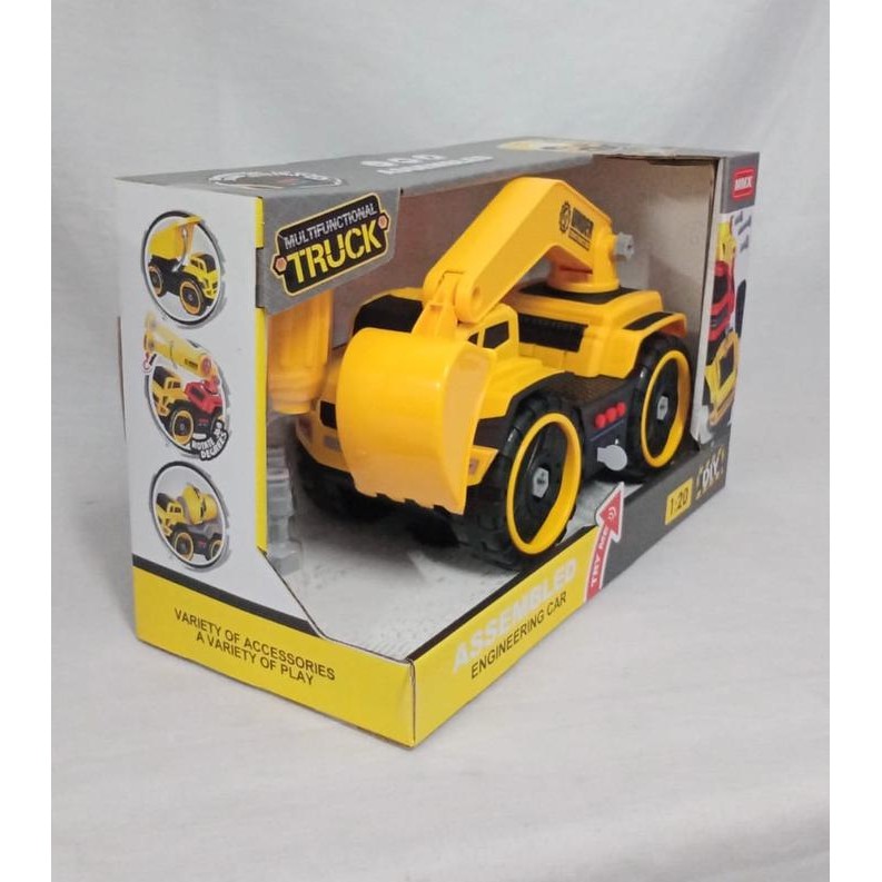 MAINAN DIY ASSEMBLED TRUCK EXCAVATOR MMX77025 OHDAE