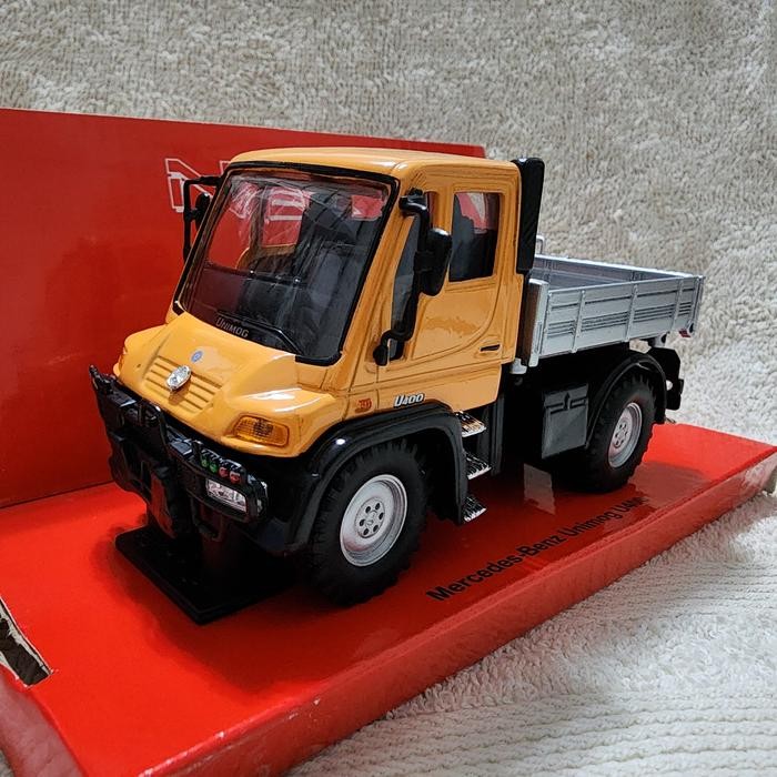 DIECAST TRUK MERCEDES-BENZ UNIMOG U400 WELLY NEX 1:43
