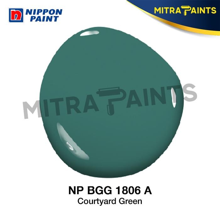 CAT TEMBOK NIPPON PAINT COURTYARD GREEN NP BGG 1806 / HIJAU EMERALD