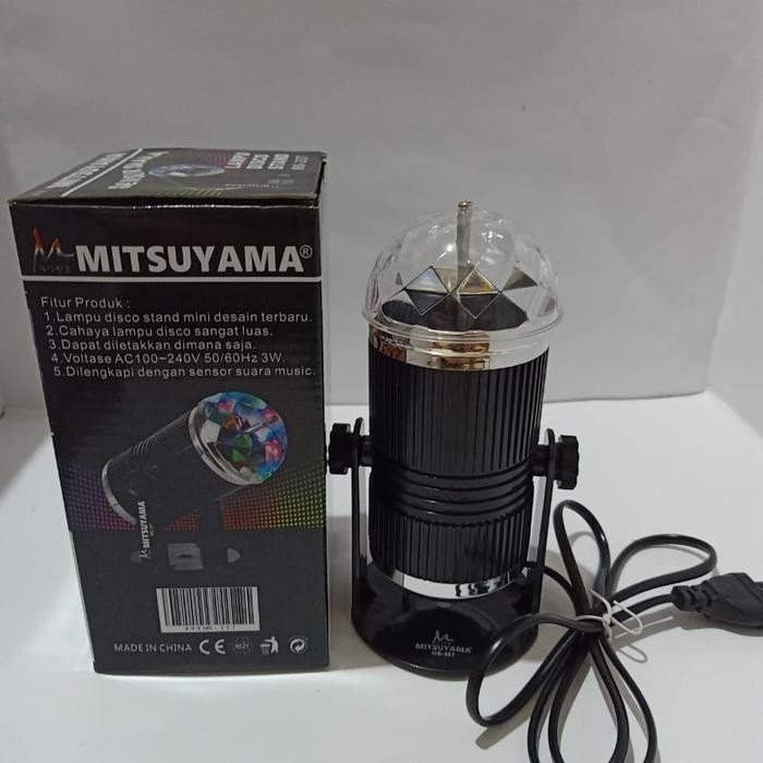 LAMPU DISCO LED PUTAR MITSUYAMA MS357