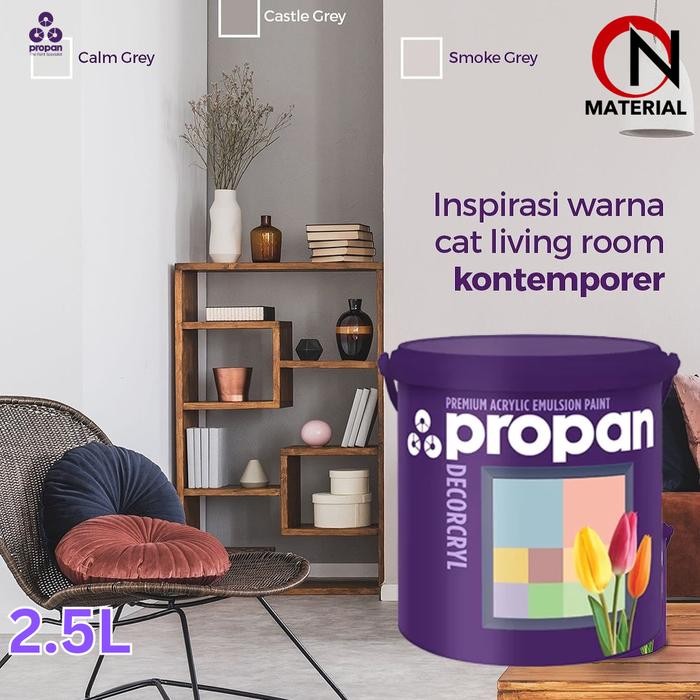 CAT PROPAN DECORCRYL 2.5 LITER / PUTIH DAN WARNA
