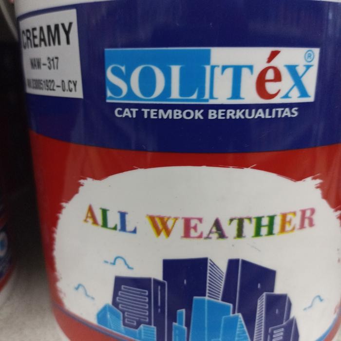 SOLITEX ALL WEATHER CAT TEMBOK EXTERIOR 2.5 LT ALL WARNA READY ADA