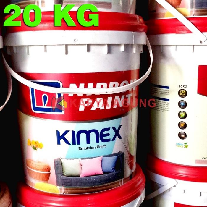 CAT TEMBOK DINDING INTERIOR KIMEX NIPPON PAINT 20 KG READY (PAIL) 20KG