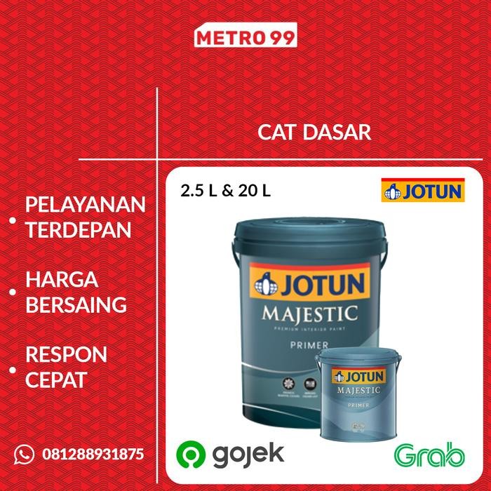 JOTUN MAJESTIC PRIMER 1 PAIL (20KG) CAT DASAR INTERIOR