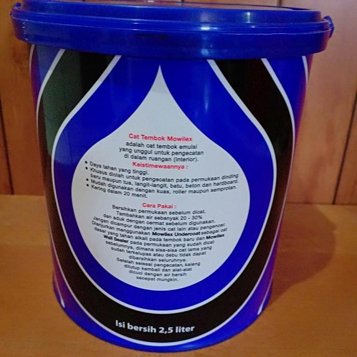 CAT TEMBOK CAT TAMAN MOWILEX INTERIOR E100 PUTIH 2.5 LITER