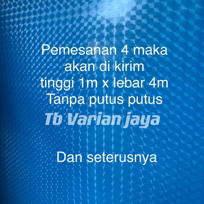 FIBER PAGAR PLAT PLASTIK PENUTUP PAGAR MOTIF 3D POLOS