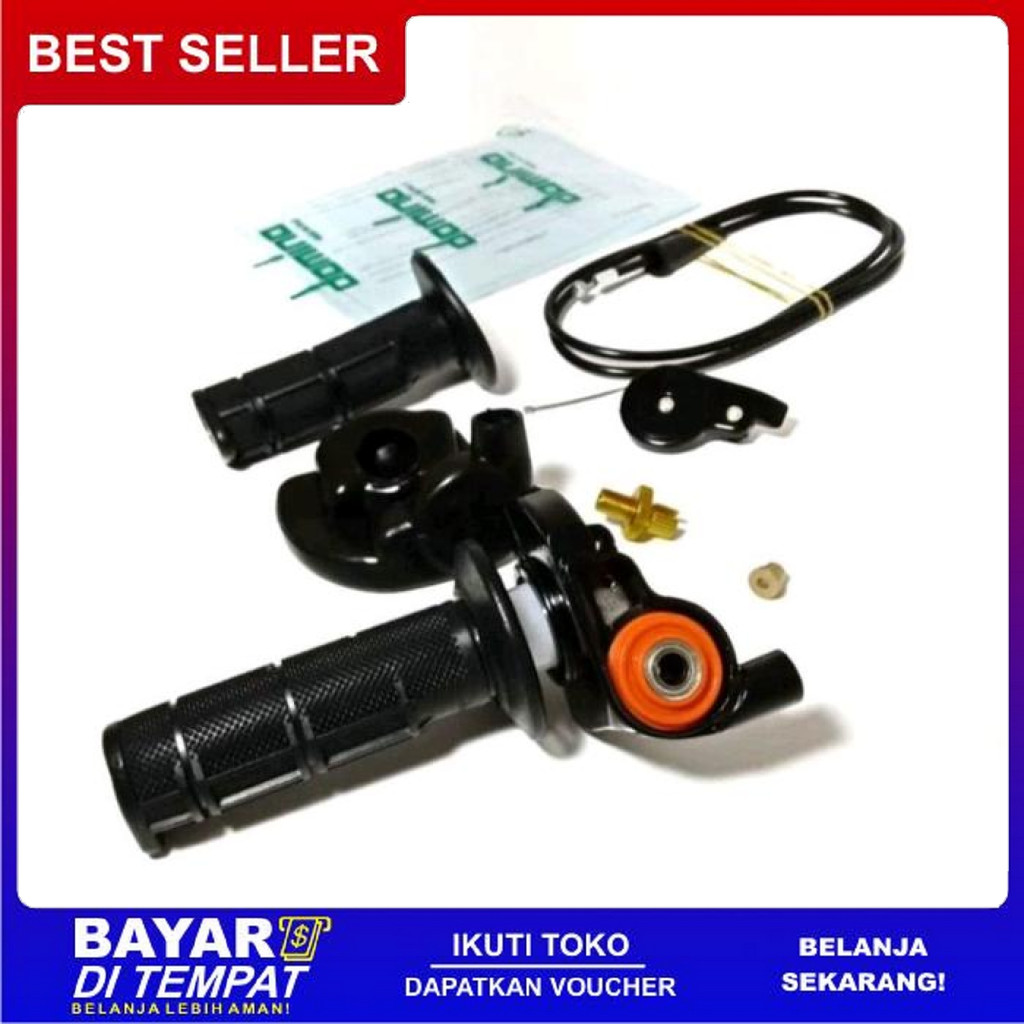 FREE ONGKIR GAS SPONTAN DOMINO 1 KABEL SATRIA FU KLX RX KING CRF D-TRACKER UNIVERSAL BEARING MOTOR