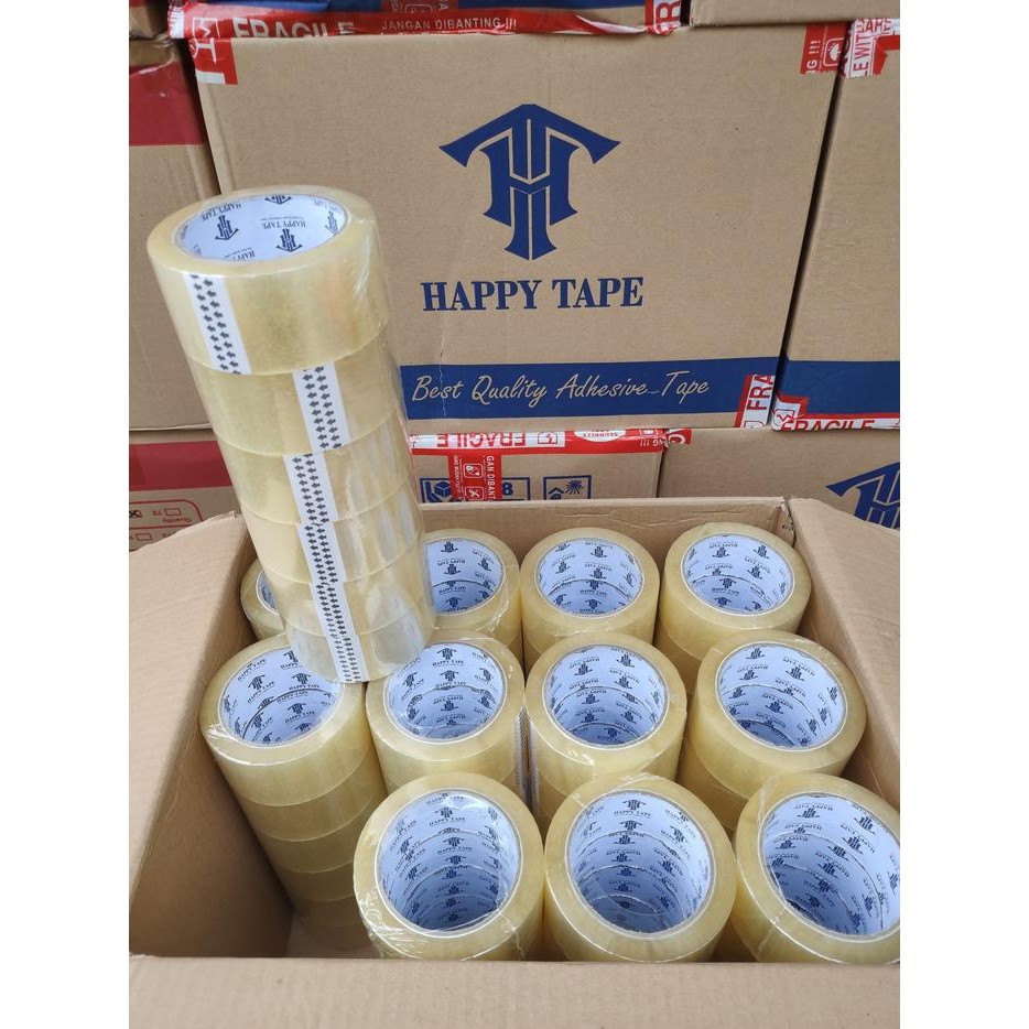 

TERLARIS! lakban bening/coklat 48mm 100 yard 1 dus isi 72