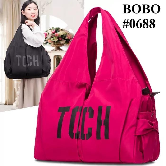 BEST SELLER Tas Wanita Import Jinjing Travel Totebag Tote Bag BOBO BB0688 0688 Parasut Kualitas