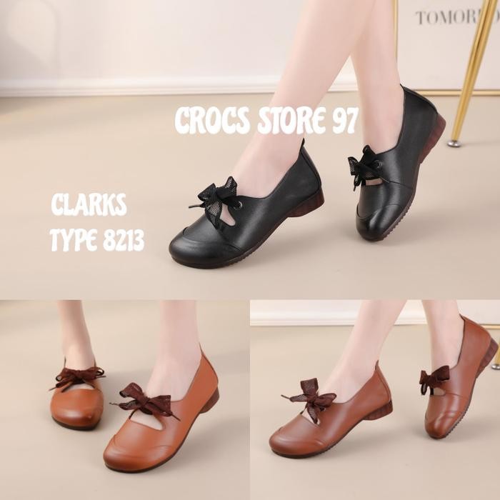 BEST SELLER SEPATU CLARKS / SEPATU CLARKS LEATHER WANITA TYPE 8213