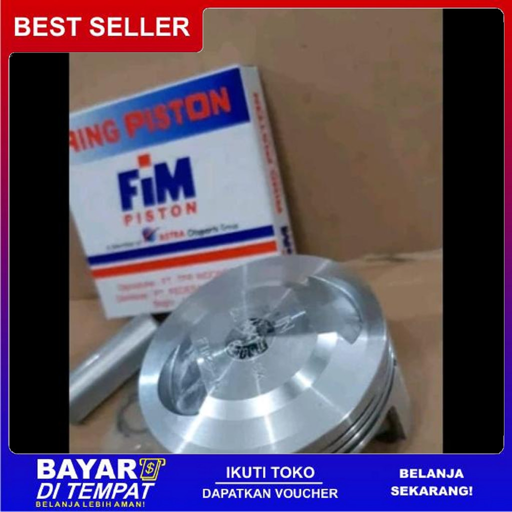 FREE ONGKIR PISTON SEHER KIT KLX DTRACKER 150 61 61.5 62 62.5 63 63.5 64 FIM 29 BISA COD