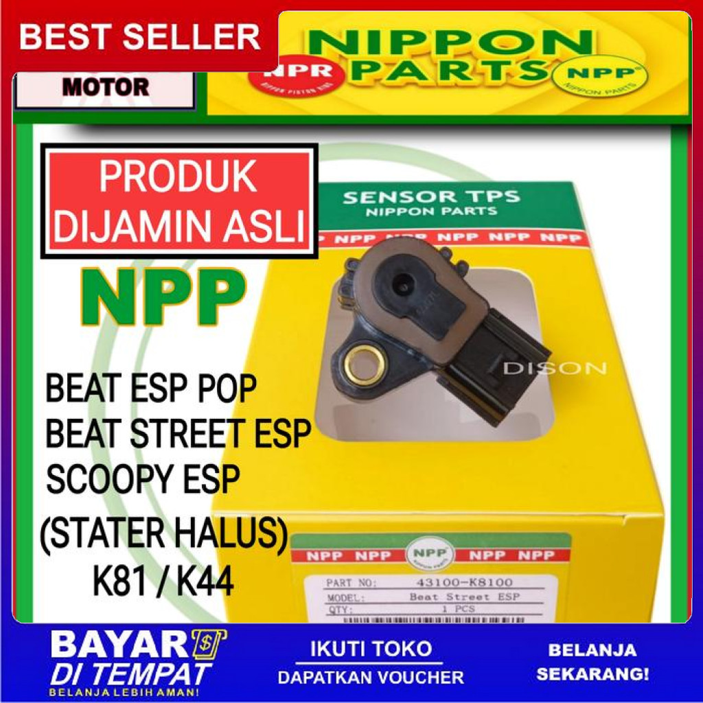FREE ONGKIR SENSOR TPS NPP BEAT ESP BEAT POP BEAT STREET ESP SCOOPY ESP ORIGINAL SENSOR THROTTLE NPP