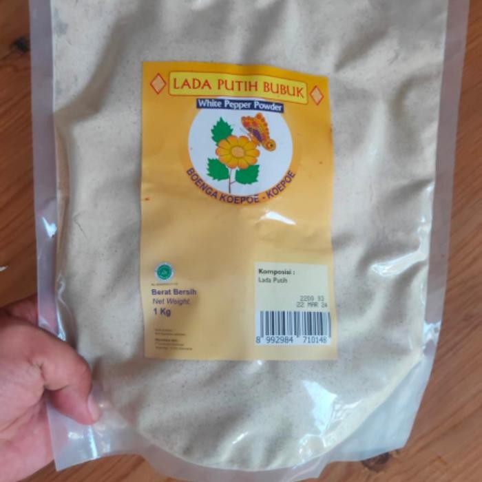 

lada putih bubuk boenga koepoe 1kg