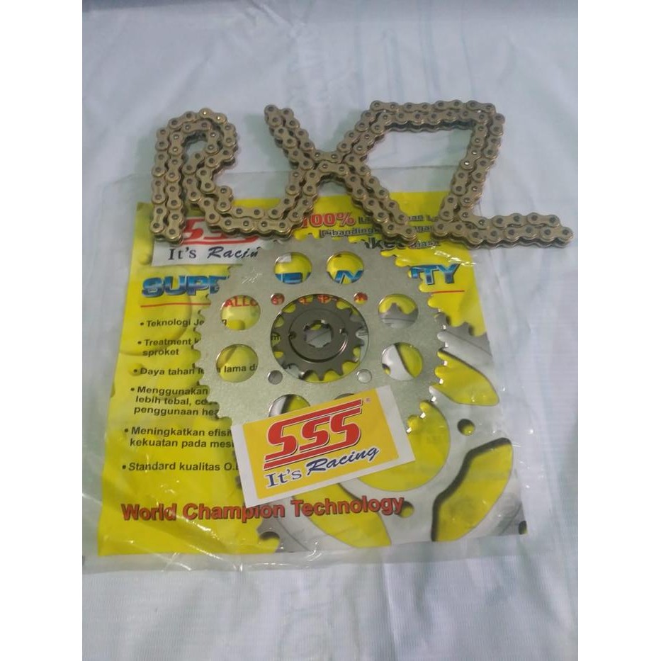 GIR DEPAN BELAKANG 415(TIPIS) SSS JUPITER OLD/NEW, JUPITER BURHAN, MX OLD/NEW, MX 135, RXKING, FIZR,