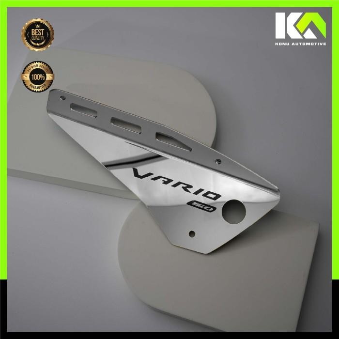 COVER KNALPOT VARIO 125 150 CBS ISS 2018 2019 2020 2021 TUTUP KENALPOT