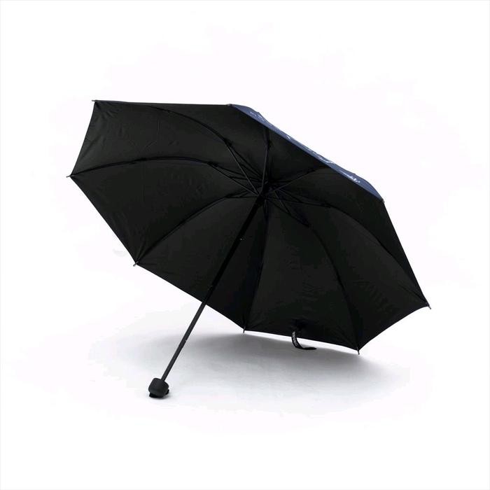 Payung Lipat Karakter Banana Milk Korea ANTI UV Lapis Dalam Hitam Kualitas import