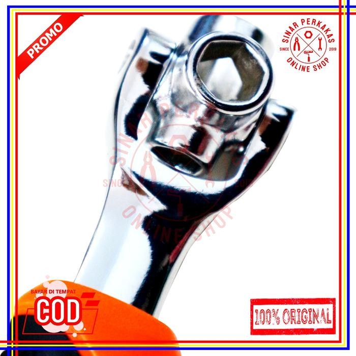 Kapusi Kunci Ring Combinasi 8in1 - Kunci Ring Kombinasi 8-21mm