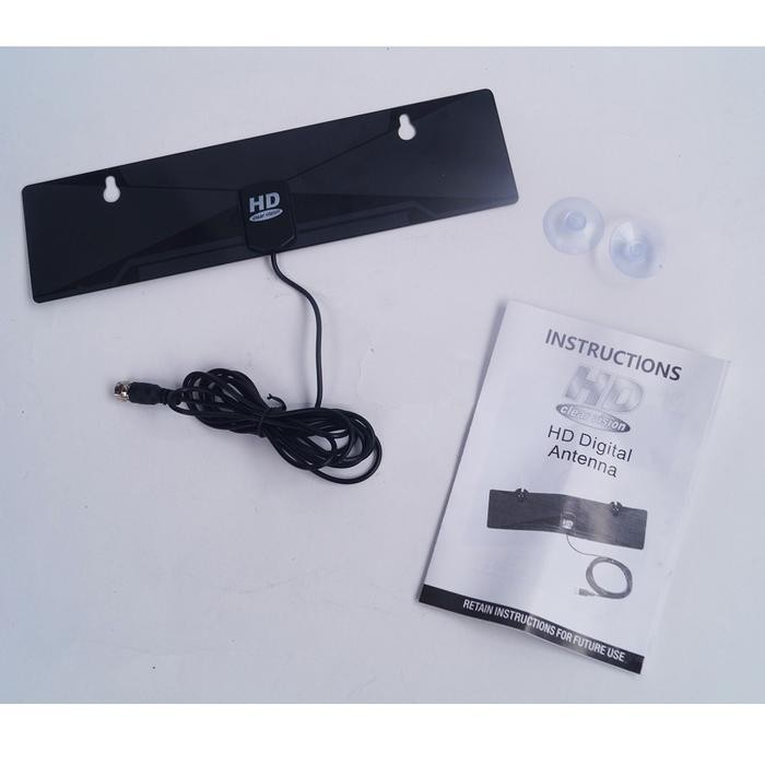 [Expert] Antena TV Indoor Digital HD Clear Vision - Hitam