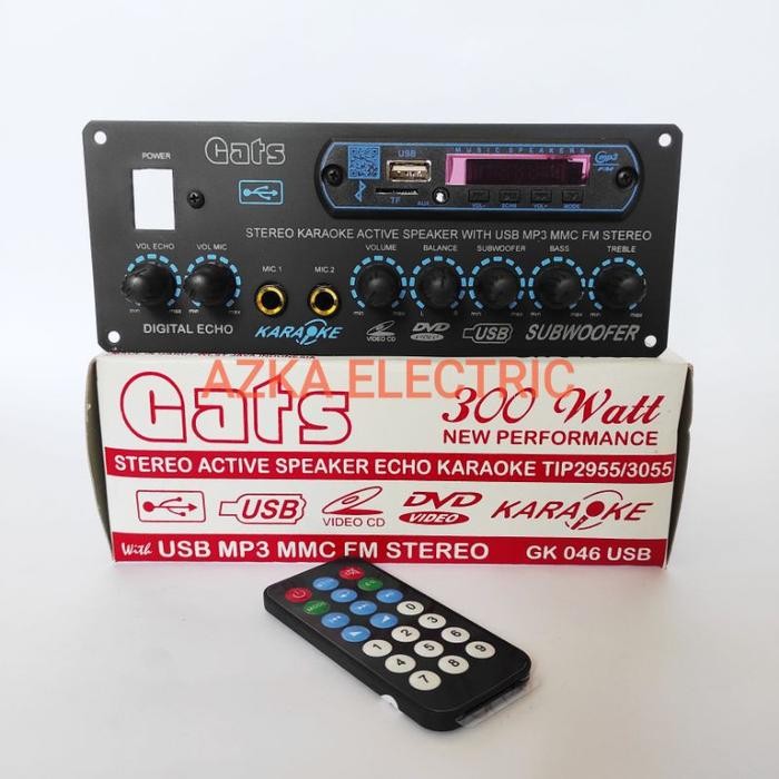 [Expert] Kit Power Amplifier Speaker Aktif Stereo Plus MP3 Bluetooth 300 Watt