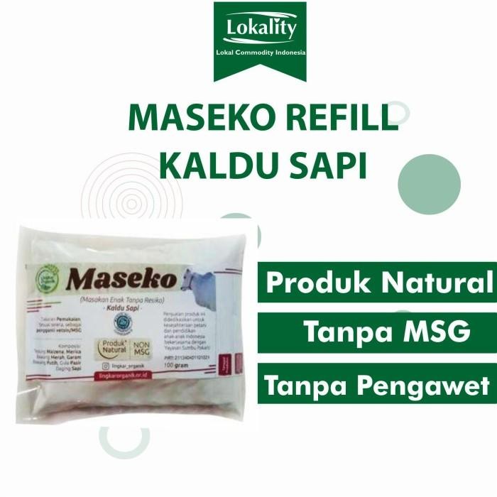 

(Allthebest) Maseko Kaldu refill/NonMSG/Kaldu Organik/Lingkar Organik 100gr