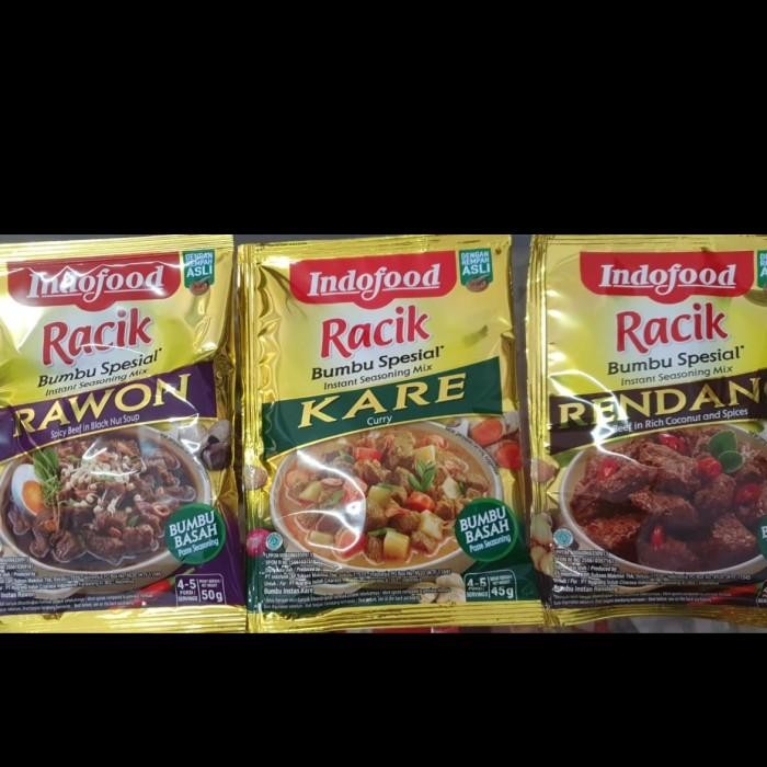 

(Allthebest) BUMBU INSTANT INDOFOOD KARE OPOR RENDANG GULAI SOTO AYAM RAWON 45 GR