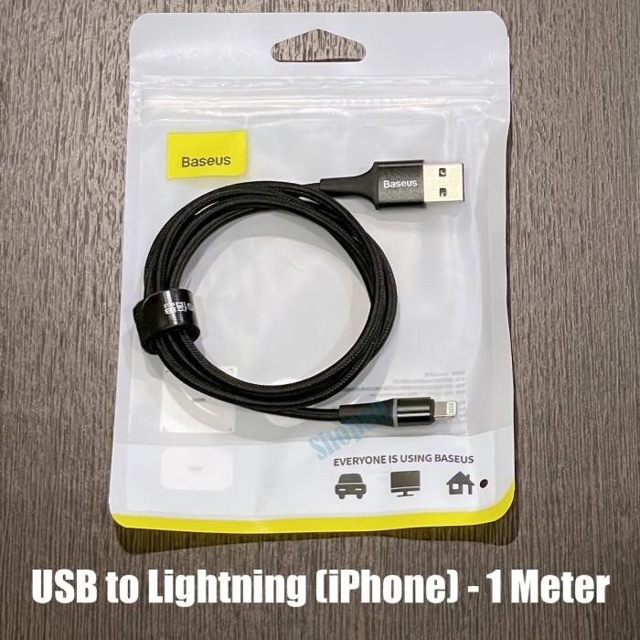 [TopSeller] Baseus Halo USB to Micro Type C Lightning iPhone Cable Fast Charge PD