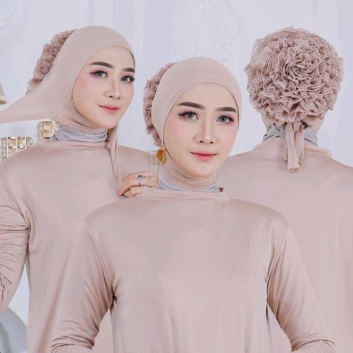 CIPUT turki DAGU/ Dalaman Turki Jilbab Kerudung ciput sanggul Ciput Cepol