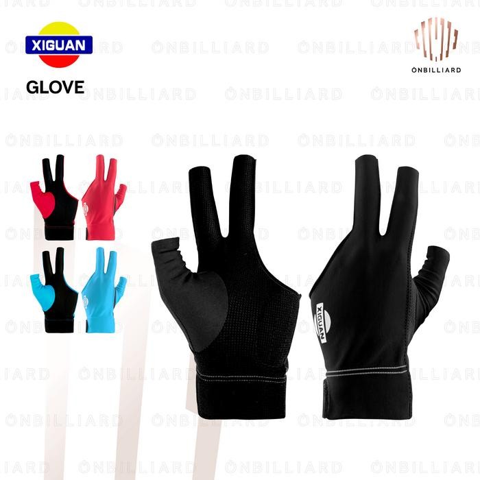Xiguan Billiard Glove Open Finger Sarung Tangan Billiard Glove Biliar Biliyar Original