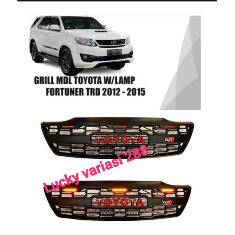 Grill Gril Front Grill Grill Depan Grand Fortuner 2012 2013 2014 2015 Fortuner VNT + LED Raptor