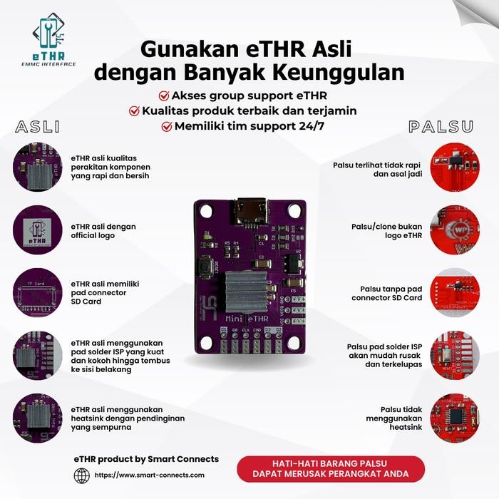 Promo Ethr Pengganti Eip Tool Direct Isp Emmc Tanpa Box (Not Umt Hydra Isp)