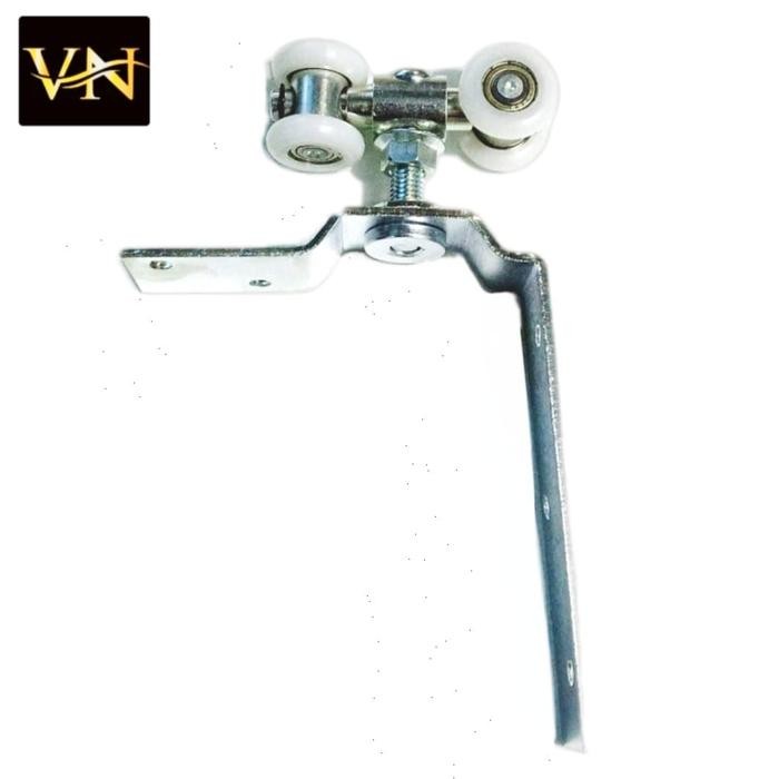 RODA GANTUNG PINTU LIPAT SLIDING STAINLESS PUTAR360KOMPLIT TANPA REL