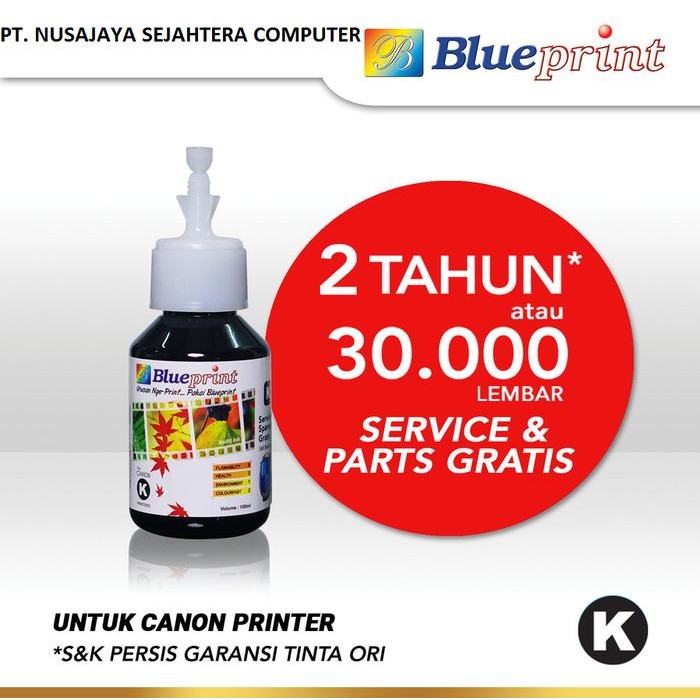 Tinta Canon BLUEPRINT Refill For Printer Canon IP2770, MG2570 - 100 ml