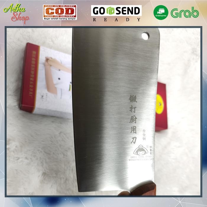 Golok daging dan tulang tebal 4mili (potong tulang)