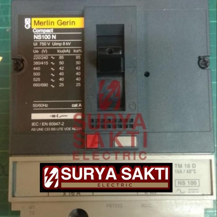 Bagus Merlin Gerin Compact Mccb Mg Ns100N 3P 32A 32 A Tm32D Ns 100N 50Ka