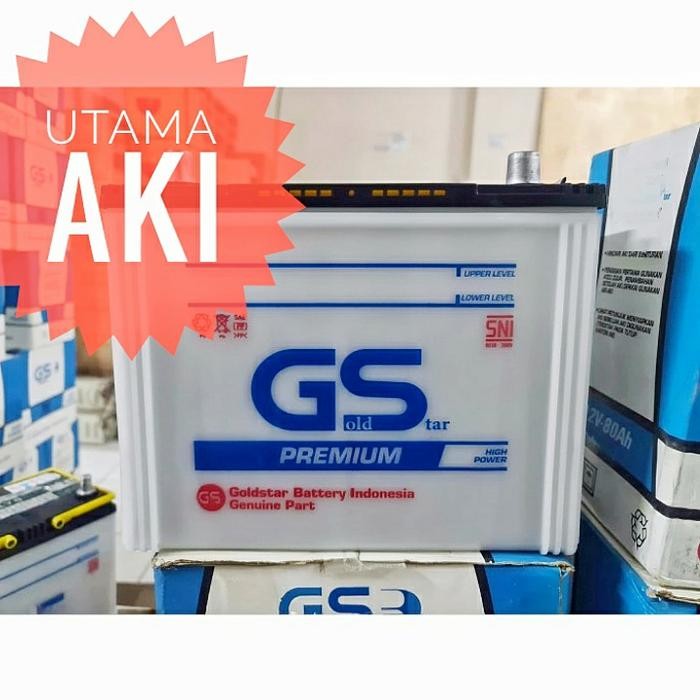 Aki Mobil Gs Lm Nx110-5L Nx 110-5L 80D26L Odissey Innova Fortuner