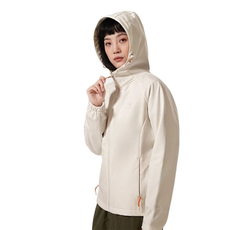 GOLDEN CAMEL Hiking Jackets for Men Soft Shell Jacket Women Plus Velvet Waterproof Windbreaker Warm 