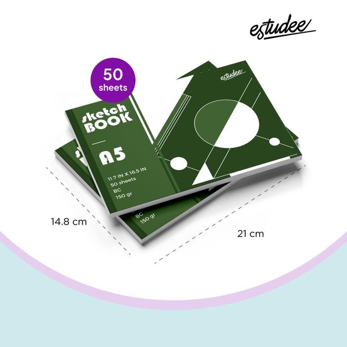 

Estudee - Sketch Book Ukuran A5