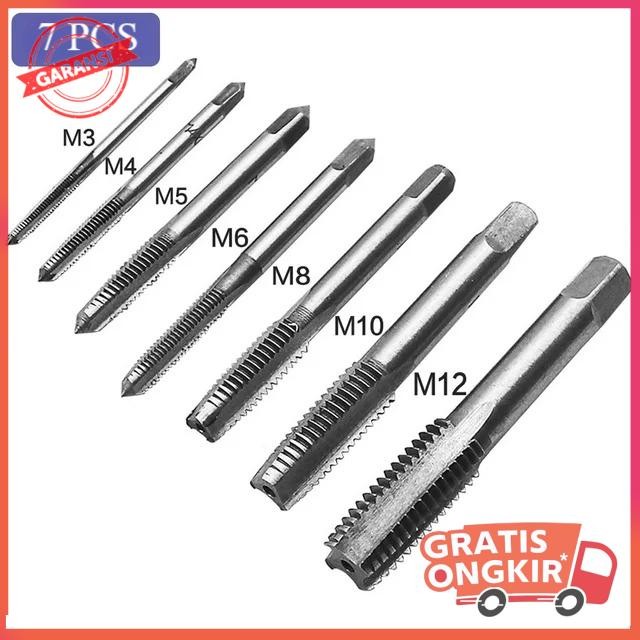 Mata Bor Drat Pembuat Ulir M3