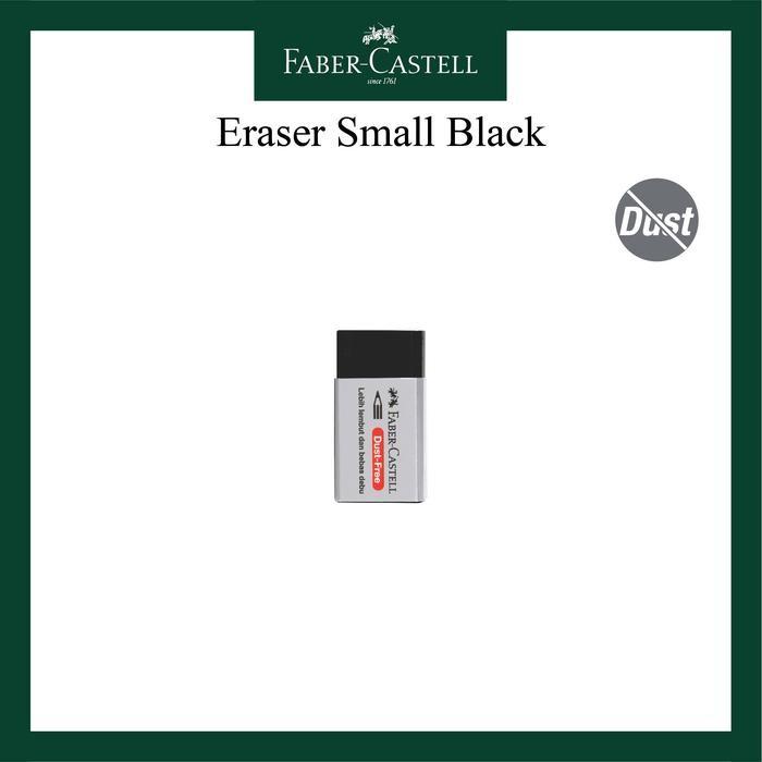 

FABER CASTELL ERASER DUST FREE PENGHAPUS FABER HITAM SMALL [40PCS]