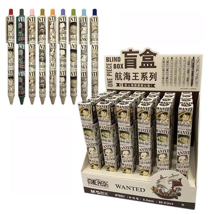 

Pulpen Gel Tinta Hitam 0.5mm Motif Anime One Piece Untuk