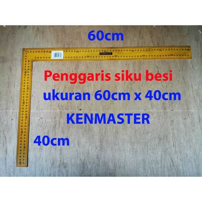 Penggaris Siku Besi 60Cm X 40Cm Besi Tebal Besi Siku Kenmaster Viral Fyp