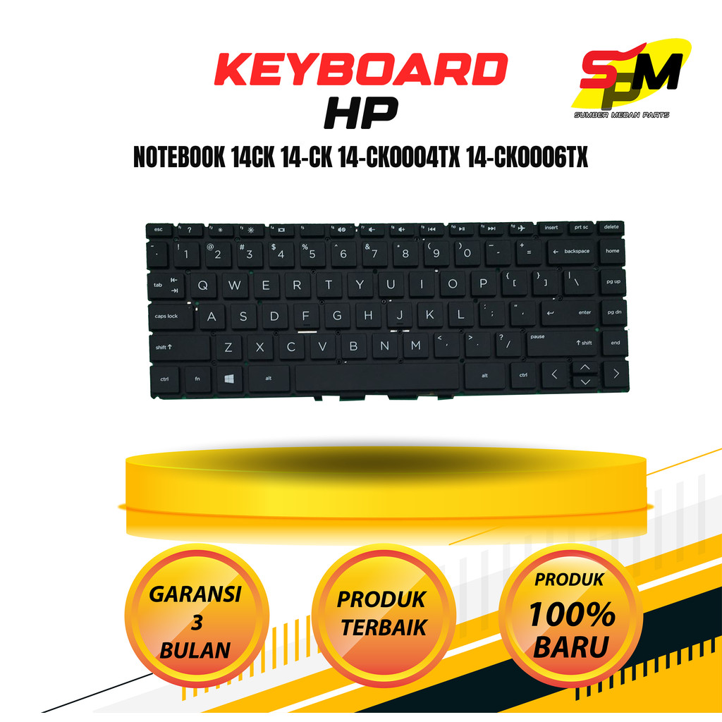 Keyboard HP Notebook 14ck 14-ck 14-ck0004tx 14-ck0006tx