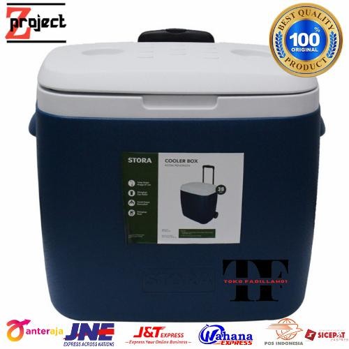 STORA cooler box roller wheel dengan roda 38 Liter / cooler box 38 Ltr