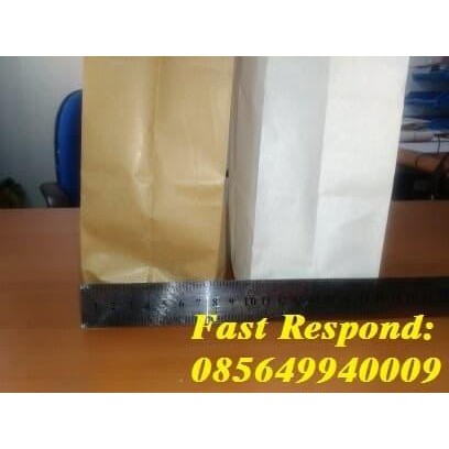 

(Expert) Paper bag Fried chicken Coklat Polos Paper Warp kertas Burger kentang