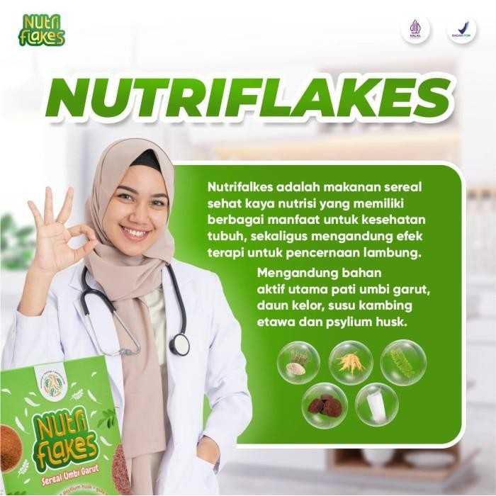 

(Expert) Nutriflakes Sereal Umbi Garut Original Atasi Asam Lambung Maag Diet