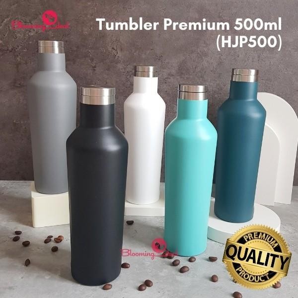 

(Expert) Tumbler Termos Premium Stainless Steel Dua Sisi Datar 500ml (HJP500)