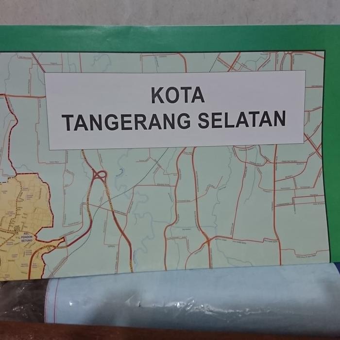 

TERBARU! Peta Kota Tangerang Selatan Lipat