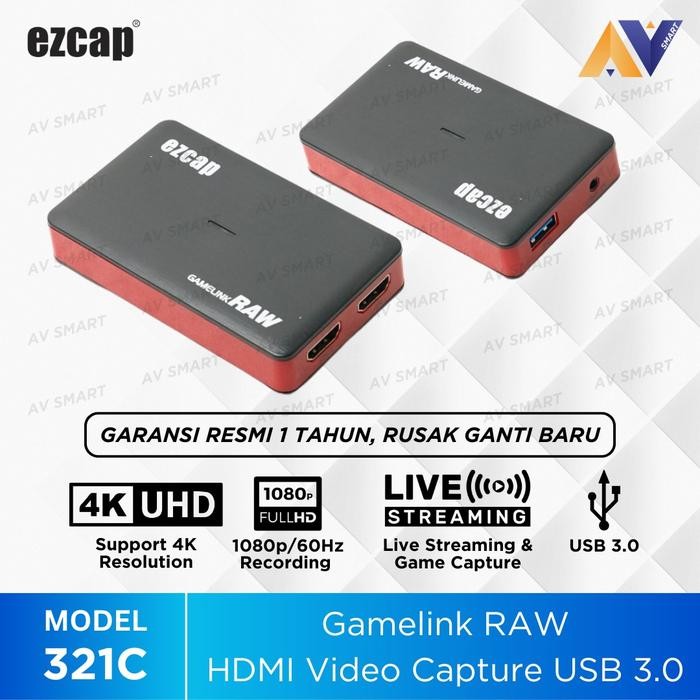 Ezcap321C / Ezcap 321C Hd Capture Gamelink Raw Support 4K Ezcap