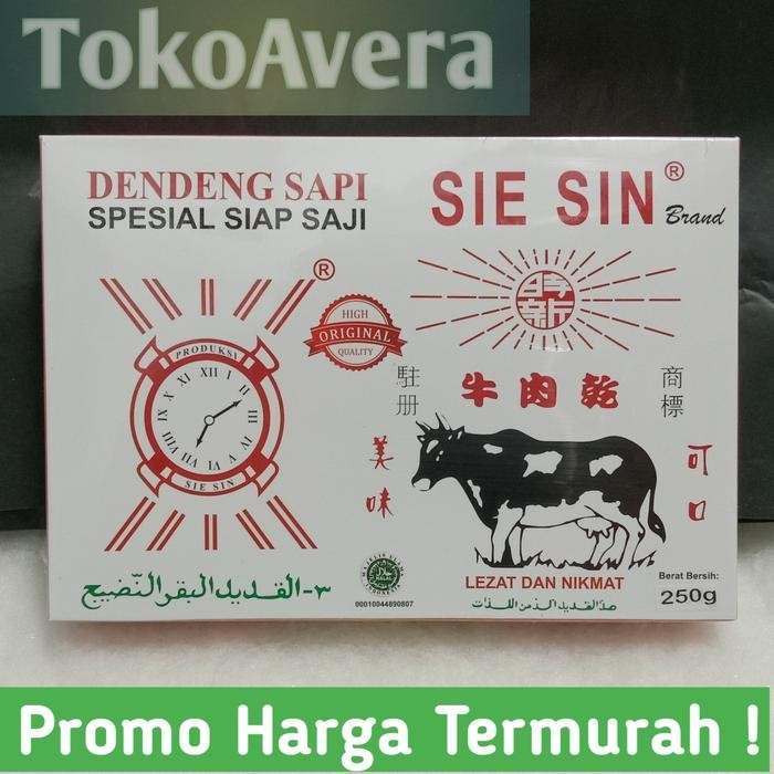 

Dendeng Sapi Matang (halal) Sie Sin, 250 gram perbox