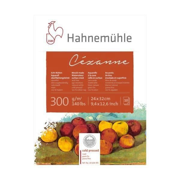 

HAHNEMUHLE CEZANNE 24X32CM COLD PRESSED 300 GSM WATERCOLOUR BLOCK